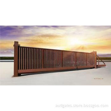 Villa Security Galvanized Trackless Automatic Sliding Gates